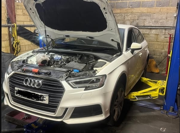 Audi A3 in for a full service