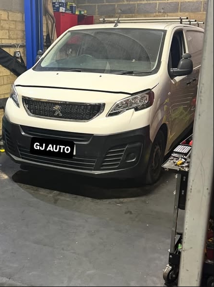 Peugeot Expert van booked in for repair